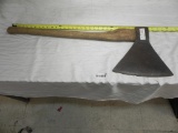 Blacksmith forged zimmermans axe