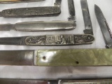 Antique letter openers and advertisng