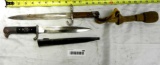 German dress bayonet and knife