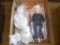 Vogue doll cracker jack doll with original box and 3 1997 doughboy bean bags.