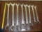 Huge 8 piece wrench lot, 2 1/4 -1 3/8