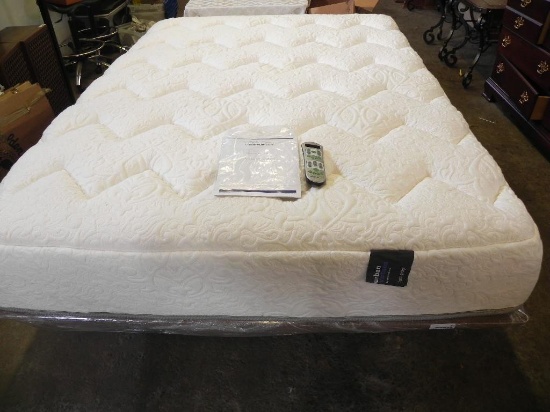 Queen size Temper-Pedic Temur-Ergo Premier adjustable base with Urban virtues integrity mattress.