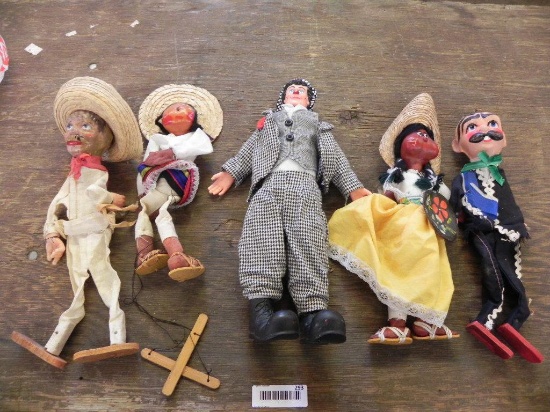 Hand made dolls lot