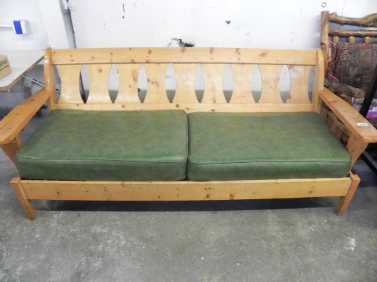 Pine cabin couch