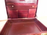 Dilana leather briefcase with combo