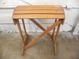 Wooden saddle stand 28x18x28