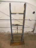 Grey appliance hand truck with hard tires and no strap