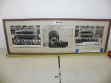 1944 / 1945 Denver traffic department framed photographs at the Rio Grande building in Denver CO and