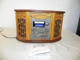 Model CD-R083 phono CD recorder with cassette player and AM/FM radio (tested operable).