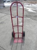 Red hand truck