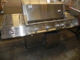 Members mark stainless steel gas grill with rotisserie