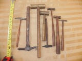 8 leather working hammers