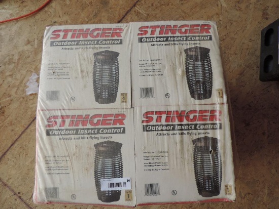 4 stinger factory sealed bug zappers.