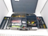 Plano Over and Under tacklebox loaded with lures