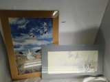Two signed numbered Waterfowl prints