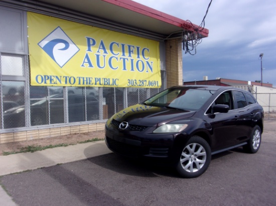 2007 Mazda CX-7 Purple--VIN# JM3ER293870147334