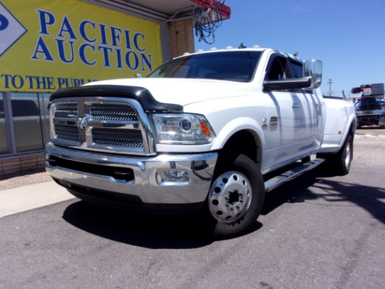 2014 Ram 3500 White--VIN# 3C63RRNL7EG209529