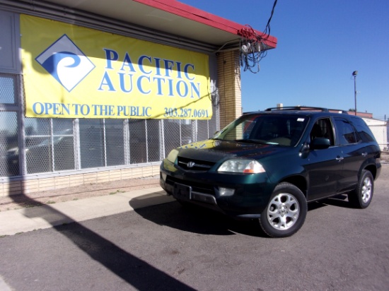2001 Acura MDX Green--VIN# 2HNYD186X1H544289