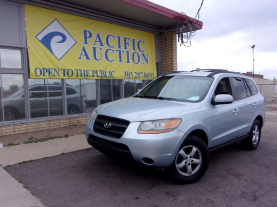 2008 Hyundai Santa Fe Blue--VIN# 5NMSG73D58H169194