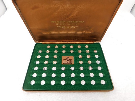 US Silver Football Hall of Fame coin set