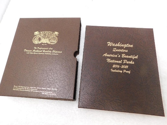 US Washington National Parks quarters coin collection