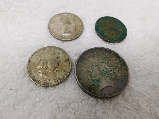 Antique US and foreign coins