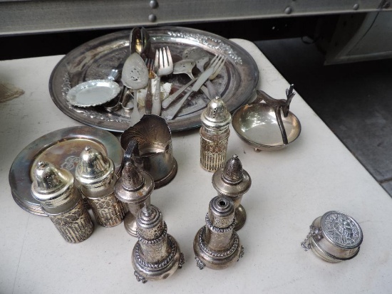 Silverplate lot,