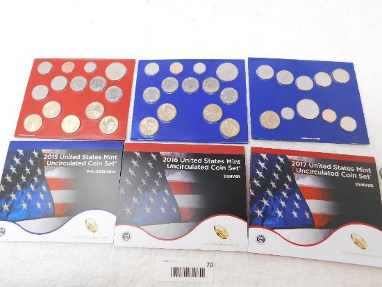 US Uncirculated Mint coin sets