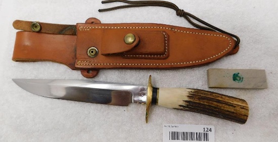 Bone Custom sheath knife Lubbok Texas