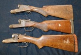 Three Side by side shotgun receivers