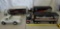 3 Nylint Mr goodwrench trucks with trailers and 1 Nylint GM truck.