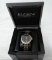 Elgin ultra slim men's watch model FG126 with case.