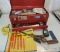 Waterloo tool box with tools.21x10x10