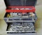 Loaded craftsman tool box with wrenches, sockets and more.
