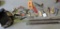 Hand tool lot, Pry bars, straigt edges, mallet, squares and more.