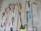 Huge lot of yard tools, sledge hammer, post hole digger, shovels and much more.