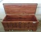 Lane cedar chest with key.