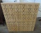 Unique wooden multi drawer cabinet (60 drawers).