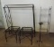 Metal furniture grouping.