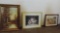 Framed art prints.