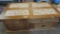 Stone inlayed pine coffee table in d=good condition.