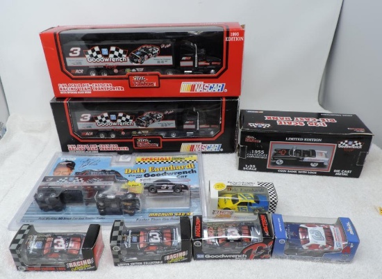Dale Earnhardt diecast collectable's lot (9 pieces).