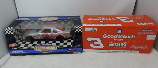 1:18 scale collector cars, American Muscle silver monte carlo and Sports Image #3 1997 car.
