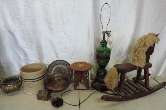Vintage Copper/ brass and collectables lot.