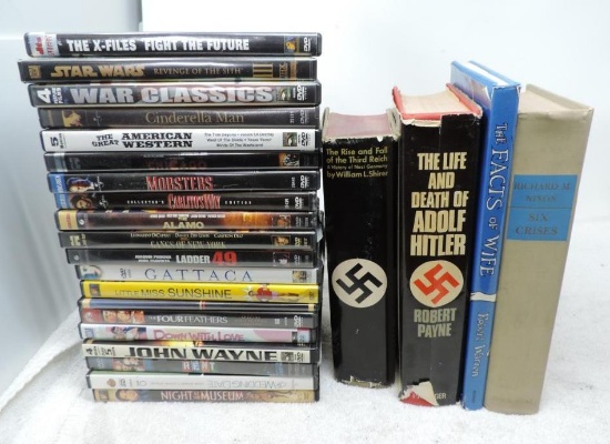 Richard Nixon 6 Crises signed book lot.