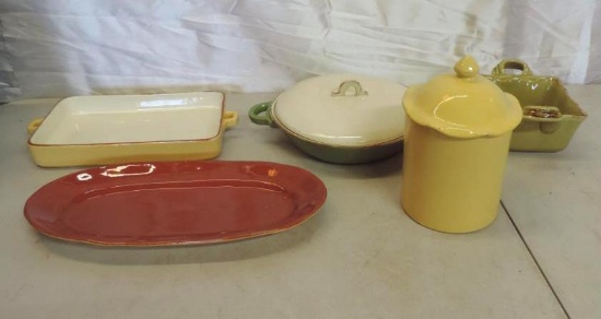 Vietri Italian stone ware lot.