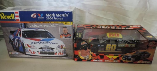 Mark Martin 1:24 scale revell model and signature drivers series diecast car.