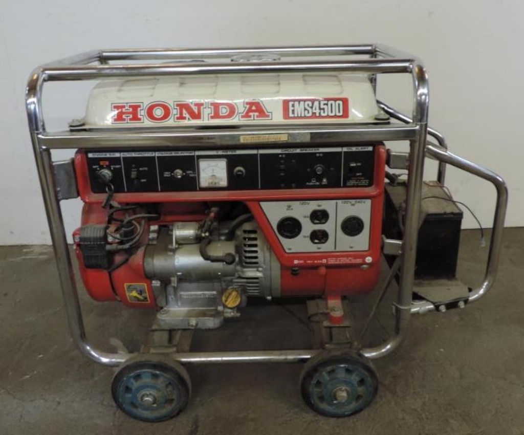 Spole tilbage spyd Ansøger Honda EMS 4500 generator. | Online Auctions | Proxibid
