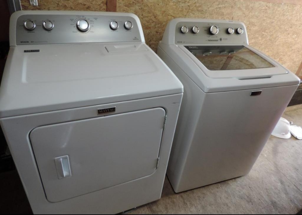 Maytag Bravos MCT electric washer and dryer set. | Online Auctions |  Proxibid