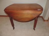 Antique walnut drop leaf table. 40x29x24